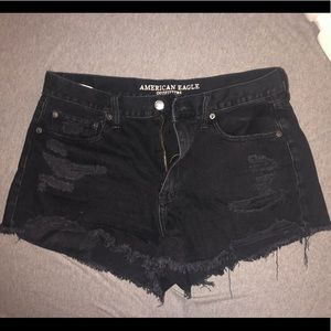 American Eagle Hi-Rise Festival Jean Shorts